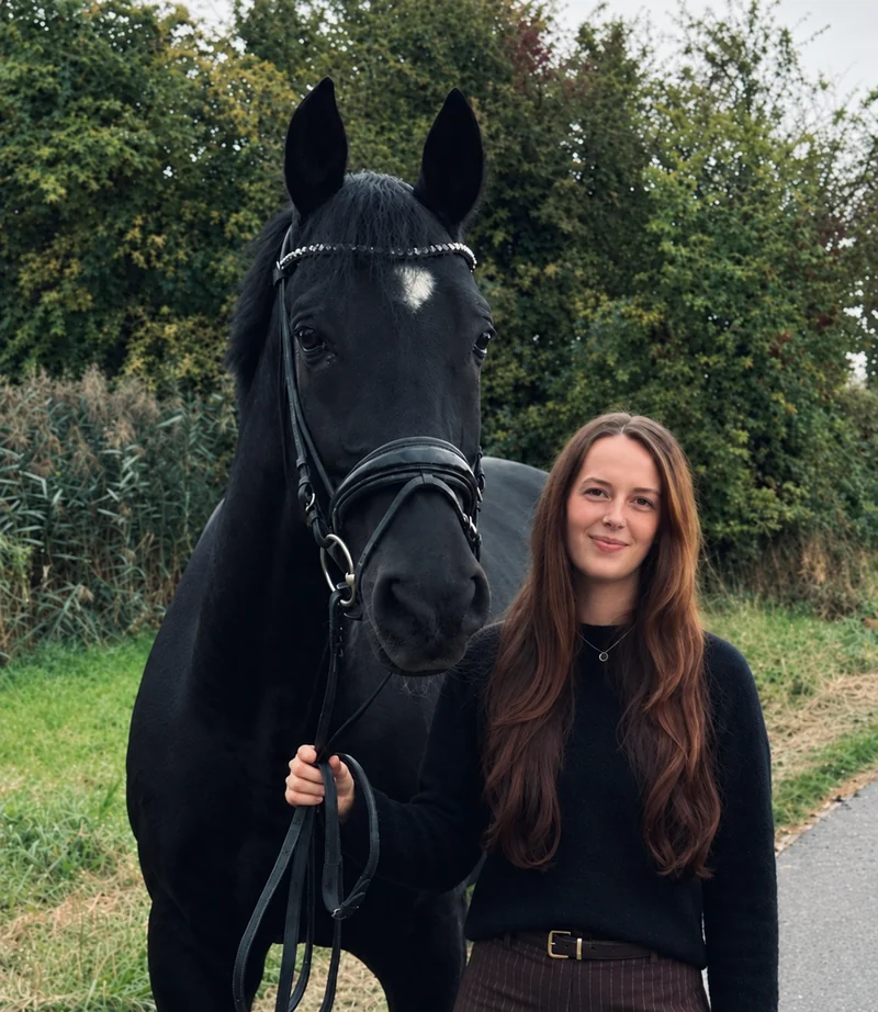 Vivien Simon mit ihrem Pferd